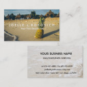 Toerisme van ananas uit Tropische eilanden Visitekaartje (Voorkant / Achterkant)