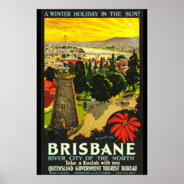 Toerisme van Brisbane Australië Poster