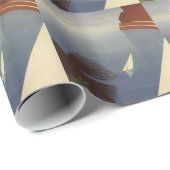 Toerisme van het  meer van Garda Riva Torbole Ital Cadeaupapier (Rol Hoek)