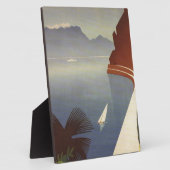 Toerisme van het  meer van Garda Riva Torbole Ital Fotoplaat (Zijkant)