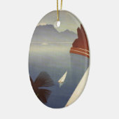 Toerisme van het meer van Garda Riva Torbole Ital Keramisch Ornament (Links)