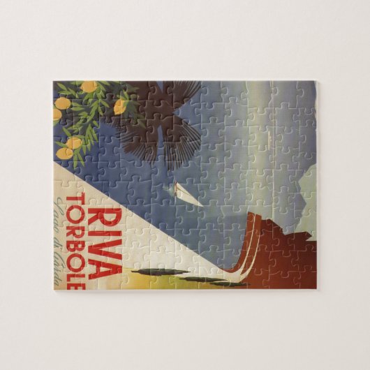 Toerisme van het  meer van Garda Riva Torbole Ital Legpuzzel (Horizontaal)