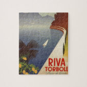Toerisme van het  meer van Garda Riva Torbole Ital Legpuzzel (Verticaal)