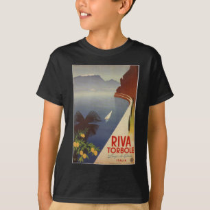 Toerisme van het  meer van Garda Riva Torbole Ital T-shirt