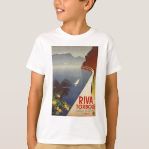 Toerisme van het  meer van Garda Riva Torbole Ital T-shirt