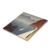 Toerisme van het  meer van Garda Riva Torbole Ital Tegeltje (Zijkant)