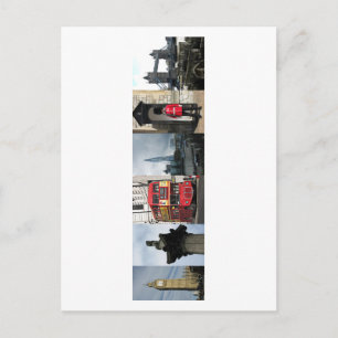Toerismebezoeken in Londen England Briefkaart
