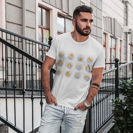 Toerismepictogrammen T-shirt