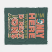 Toerist hier alleen om richting te vragen fleece deken (Voorkant (Horizontaal))