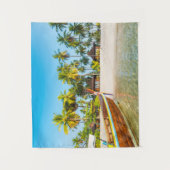 Toerist Resort's Bungalows op het strand | Thailan Wandkleed (Voorkant)