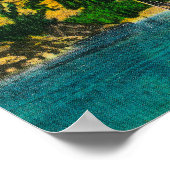 Toerist Steamer op het Diablo-meer, Skagit Poster (Hoek)