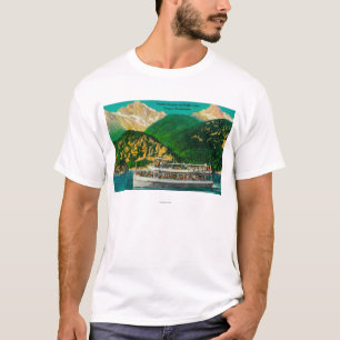 Toerist Steamer op het Diablomeer, Skagit T-shirt