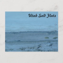 Toerist Utah Salt Flats Briefkaart