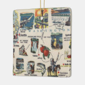 Toerist van de staat Washington Keramisch Ornament (Links)