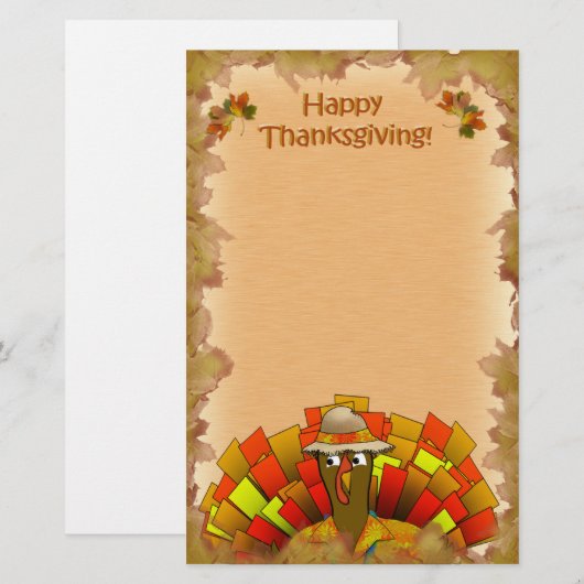 Toerist van Turkije op vakantie Briefpapier (Voorkant / Achterkant)