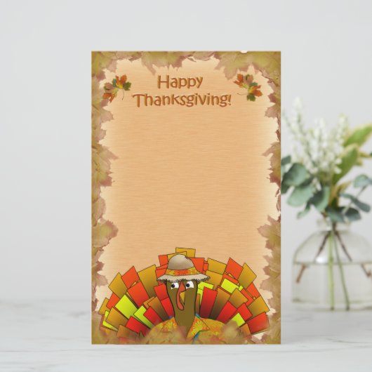 Toerist van Turkije op vakantie Briefpapier (Staand voorkant)