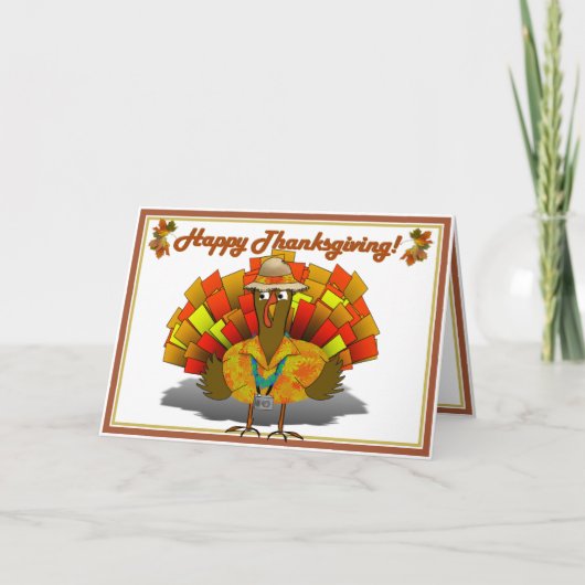 Toerist van Turkije op vakantie Feestdagen Kaart (Voorkant)