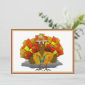 Toerist van Turkije op vakantie Kaart (Staand voorkant)