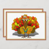 Toerist van Turkije op vakantie Kaart (Voorkant / Achterkant)