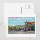 Toeristen die vertrekken voor Tijuana Scene Briefkaart (Voorkant / Achterkant)