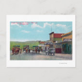 Toeristen die vertrekken voor Tijuana Scene Briefkaart (Voorkant)