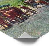 Toeristen die vertrekken voor Tijuana Scene Poster (Hoek)