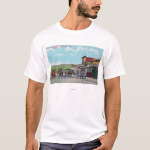 Toeristen die vertrekken voor Tijuana Scene T-shirt