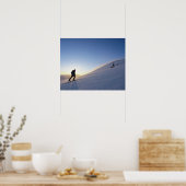 Toeristen in de bergen poster (Keuken)