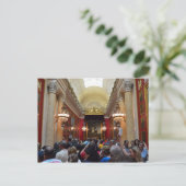 Toeristen in het Hermitage Museum Briefkaart (Staand voorkant)