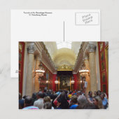 Toeristen in het Hermitage Museum Briefkaart (Voorkant / Achterkant)