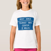 Toeristen Info Centrum Bord T-shirt (Voorkant)