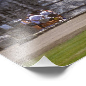 Toeristen klimmen trappen op puin van El Foto Afdruk (Hoek)