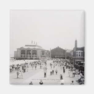 Toeristen op esplanade resort magneet