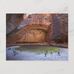 Toeristen van de Cathedraal Gorge, Bungle Bungles Briefkaart