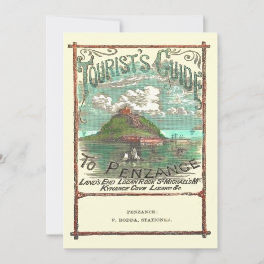  toeristengids voor penzance-reizen kaart (Voorkant)