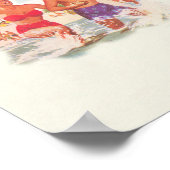  toeristenkaart van Florida Poster (Hoek)