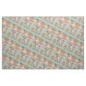  toeristenkaart van Florida Stof (Fat Quarter)
