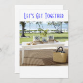 TOERISTIJD OF INVITATIE BUITENPARTIJEN KAART (Voorkant / Achterkant)