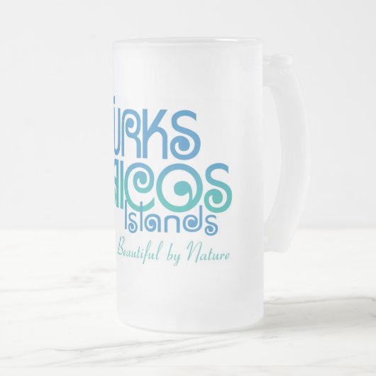 Toeristisch bestuur matglas bierpul (Voorkant rechts)