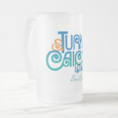 Toeristisch bestuur matglas bierpul (Voorkant links)