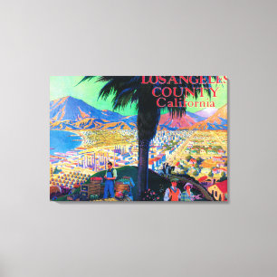 Toeristisch Poster # 1 Canvas Afdruk