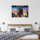 Toeristisch Poster # 2 Canvas Afdruk (Insitu (Slaapkamer))