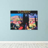 Toeristisch Poster # 2 Canvas Afdruk (Insitu (Houten vloer))