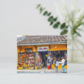 Toeristisch winkeltje in Hoi An, Vietnam Briefkaart (Staand voorkant)