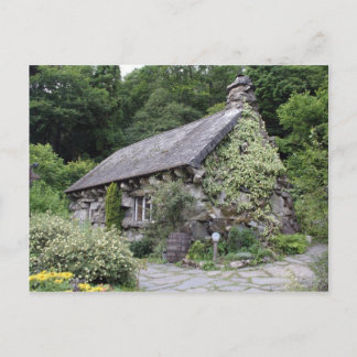 Toeristische aantrekkingskracht in Wales Ugly Hous Briefkaart