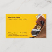 toeristische artikelen in een tas visitekaartje (Achterkant)