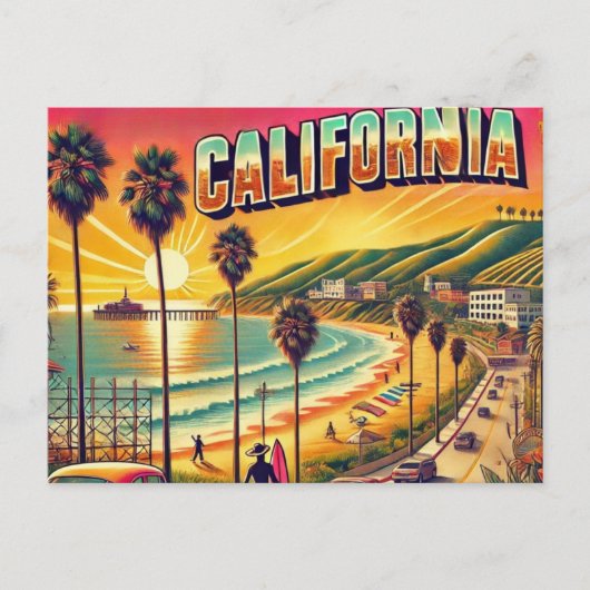 Toeristische attractie in Californië Briefkaart (Voorkant)