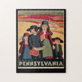  toeristische attracties in Pennsylvania Amish Legpuzzel (Verticaal)