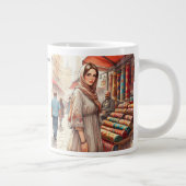 Toeristische bestemming Istanbul, Turks, Turkije Grote Koffiekop (Rechts)