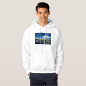 Toeristische bootreflectie hoodie (Voorkant volledig)